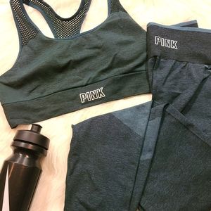 VS Pink Seamless Sports Bra and Tights